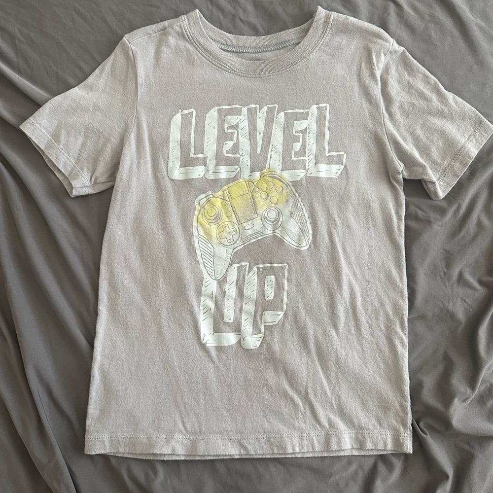 🔴 3/$10 Kids Level Up Gamer Graphic Tee